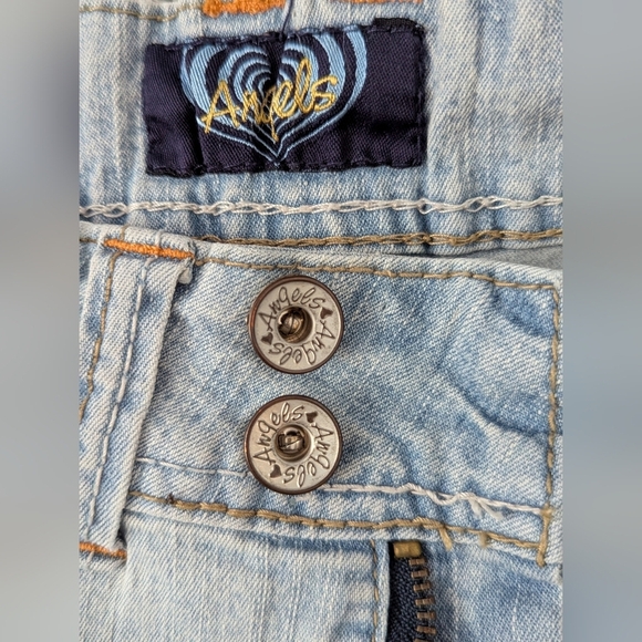 Angels Women's Distressed Denim/Jean Shorts (Size 6) - Picture 6 of 10
